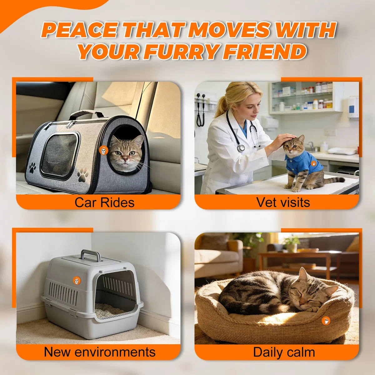 PAW PLANET Cerotti calmanti ai feromoni per gatti per promuovere il rilassamento, l'armonia e il legame tra più gatti, uso domestico quotidiano e non necessita di plug-in, ideale per viaggi e supporto