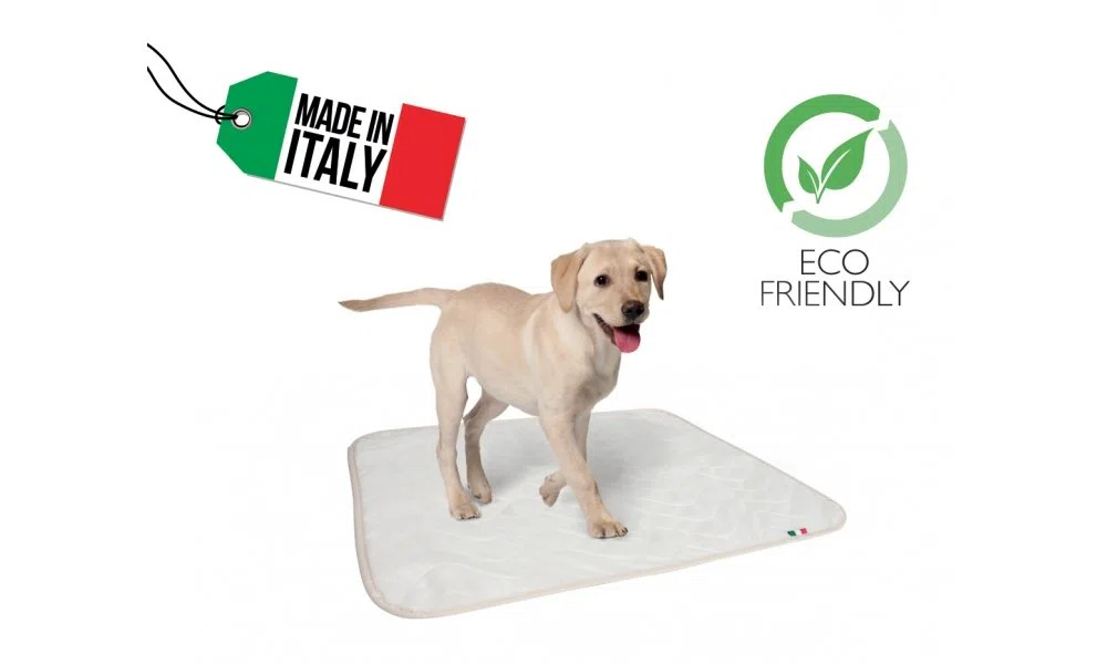 Tappetini Igienici Per Cani Tappetino Extra Assorbente Riutilizzabile Lavabile A Mano O Lavatrice Asciuga Rapidamente Fondo Impermeabile Ecologico 1 Pz Cm.70x145