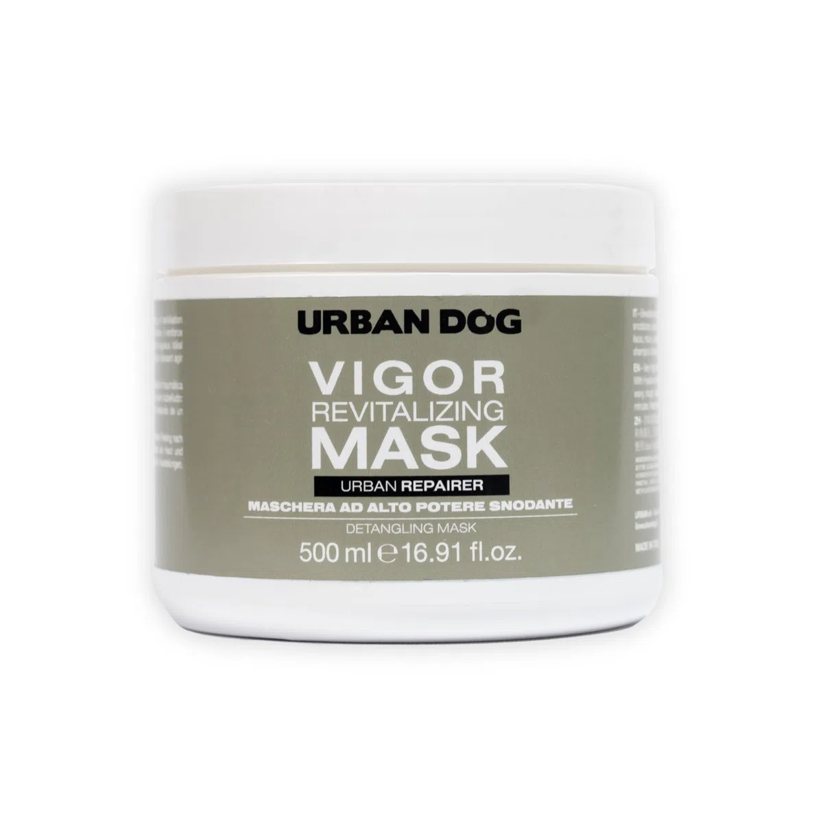 URBAN DOG Vigor Maschera Districante per Cani 500 ml – Trattamento Snodante e Nutriente per Pelo Infeltrito, Secco e Difficile da Pettinare