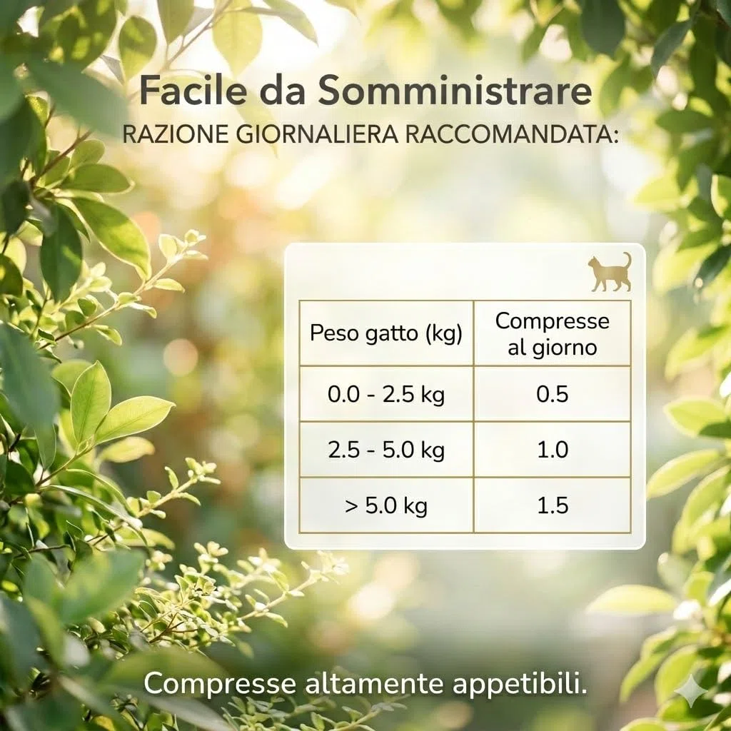 ABIOMAXX Senior Cat – Favorisce il benessere quotidiano del gatto anziano – (60 compresse)