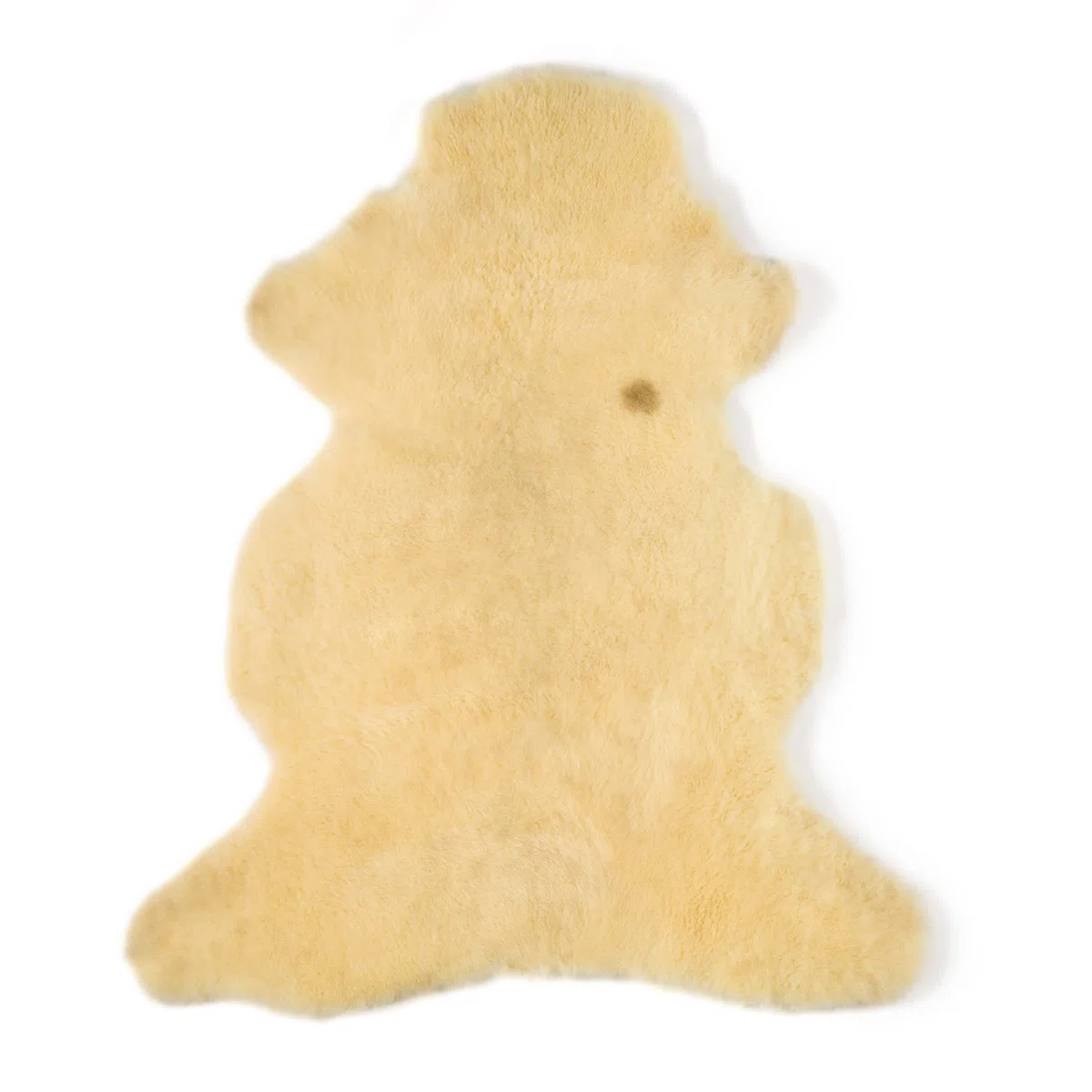 Hofbrucker 100% pelle di pecora biologica Schwarzkopf in Baviera/pelliccia di agnello. Morbida e soffice e autopulente, tosata medicalmente con caratteristiche naturali, 100-110 cm, pelliccia di