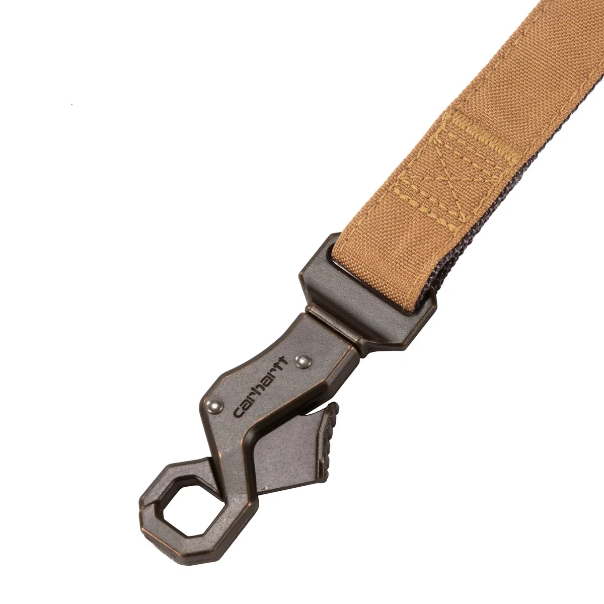 Carhartt Guinzaglio per cani da campo, resistente tessuto 600 denari con anello a D regolabile in metallo, marrone Carhartt