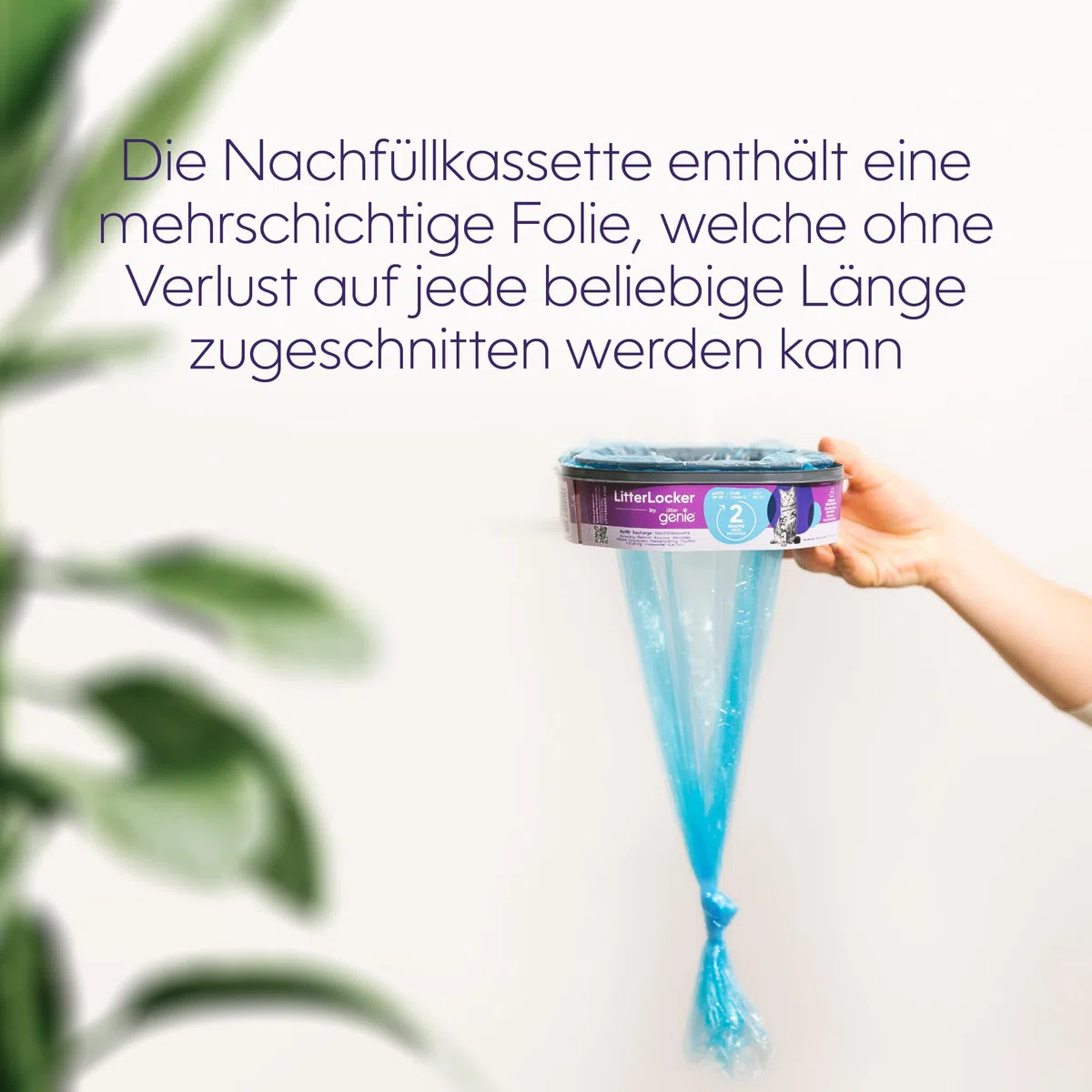 Litter Genie LitterLocker, confezione da 6 ricariche, pellicola speciale originale con barriera antiodore garantisce 100% protezione dagli odori, cassetta da 2 mesi